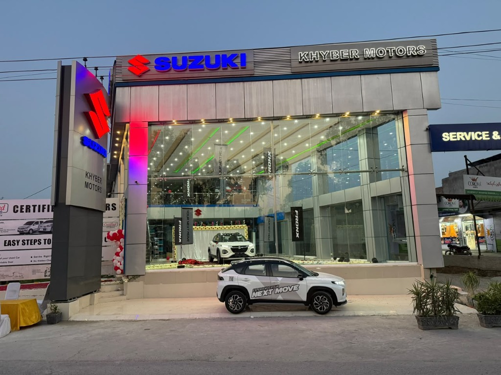 Dealership Evening View