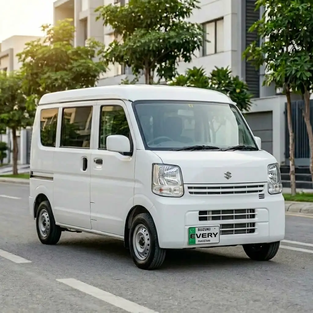White Suzuki Every Minivan